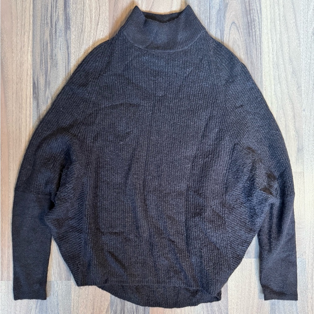 RW&CO. Chocolate Brown Cowl Neck Sweater